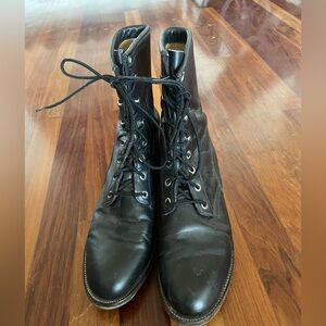 Justin lace up roper 10 Christy Dawn style western boot